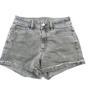 American Eagle Gray Super Stretch High Rise Shorty 2